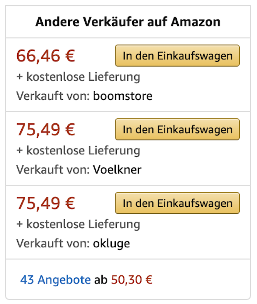 Molti venditori che non ottimizzano i loro prezzi non finiscono nel Buy Box su Amazon.