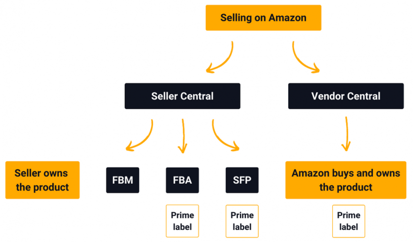 Hlavní rozdíl mezi prodejci a dodavateli na Amazonu je, že Amazon vlastní produkty.