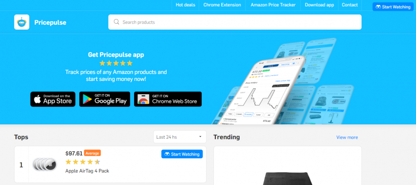 Pricepulse amazon pris tracker