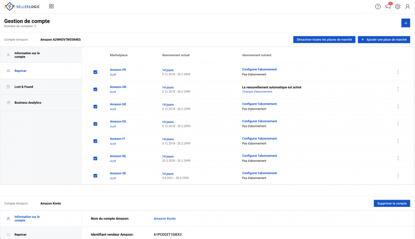 Outils SELLERLOGIC: connexion de la place de marché belge désormais disponible !