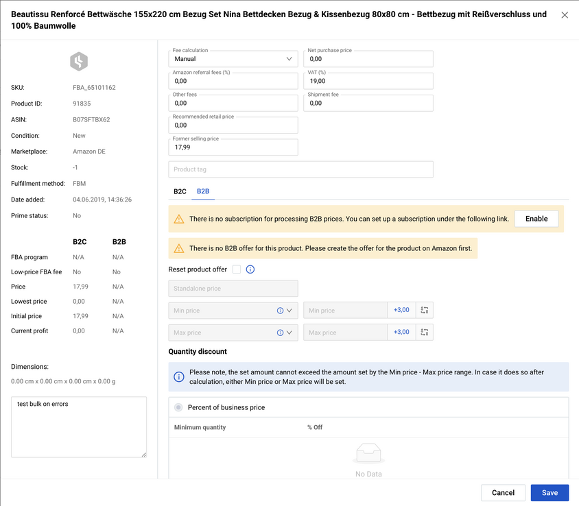 B2B Repricer SELLERLOGIC для продавцов Amazon устойчиво увеличивает ваши продажи
