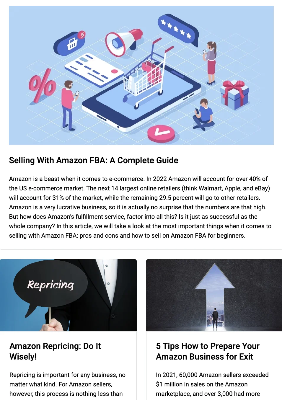 Stay informed on all things Amazon with the SELLERLOGIC Newsletter